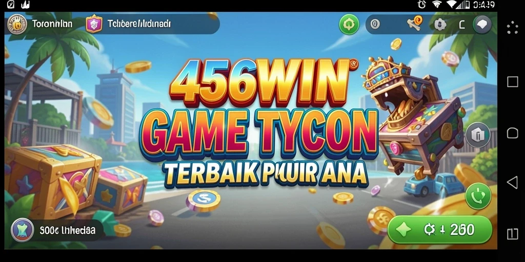 Tampilan utama gameplay 456WIN yang menunjukkan aksi Tycoon.