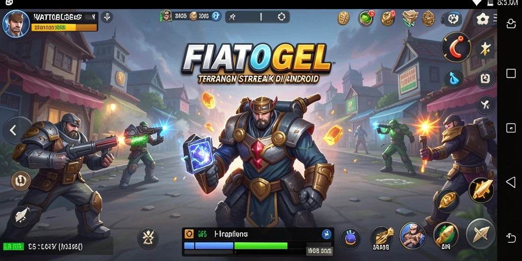 Gameplay menarik dalam FIATOGEL yang menggambarkan strategi membangun kerajaan.