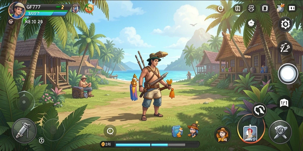 Tampilan gameplay seru dan interaktif dalam GF777.