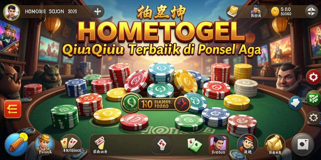 Screenshot gameplay QiuQiu di HOMETOGEL yang menarik dan interaktif.