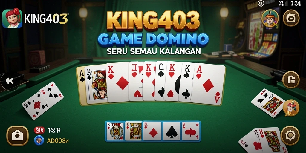 Tampilan gameplay seru KING403 dengan pemain berkompetisi.