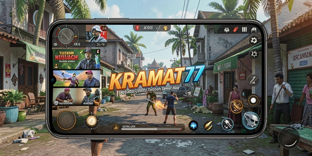 Tampilan antarmuka KRAMAT77 yang sederhana dan fungsional.