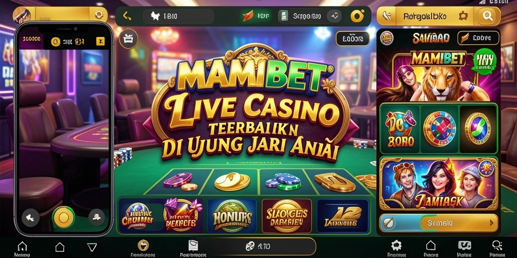 Tampilan live dealer yang memukau dalam permainan MAMIBET.