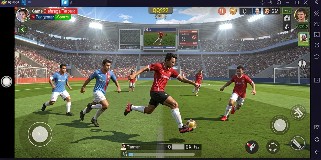 Gameplay seru QQ222 yang penuh aksi olahraga.