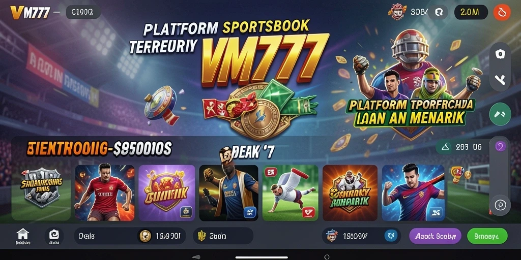 Tampilan gameplay VM777 yang menarik dan interaktif dalam taruhan olahraga.