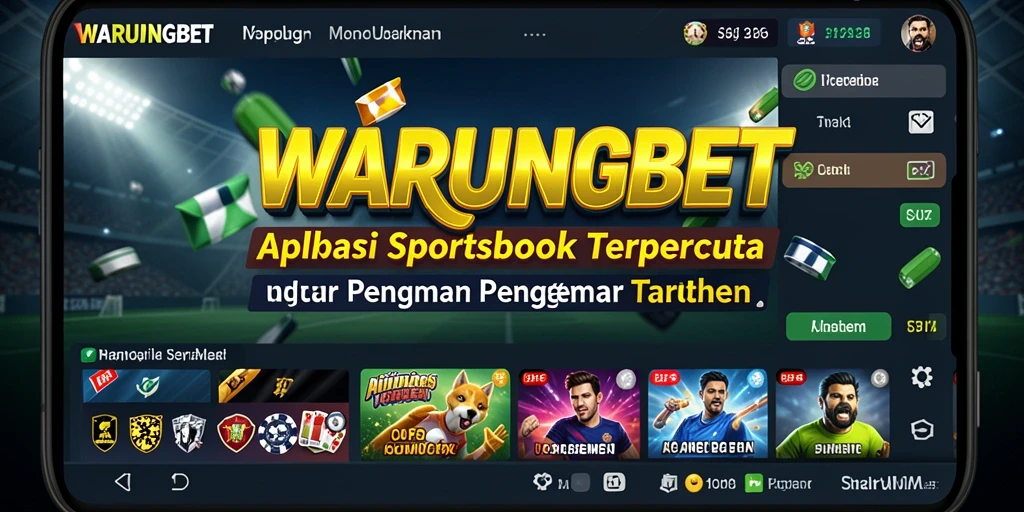 Tampilan screenshot utama WARUNGBET yang menunjukkan antarmuka taruhan olahraga.